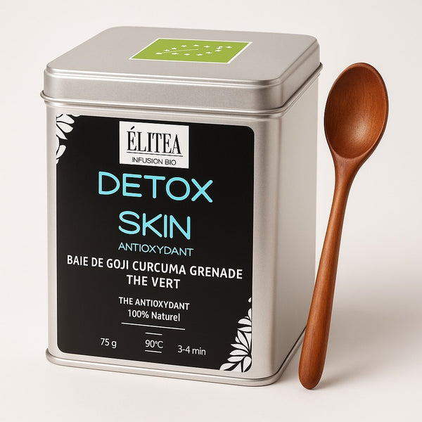 Infusion Détox Skin BIO Baie De Goji Curcuma Thé Vert Puissant Antioxydant
